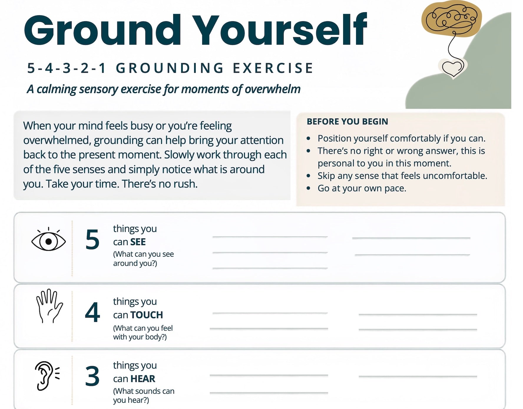 Ground Yourself Exercise